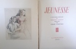 Jeunesse.  12 eaux-Fortes originales de Marianne Clouzot présentées par Gérard d'Houville.. [HOUVILLE (Gérard d')] - CLOUZOT (Marianne).