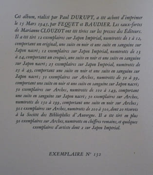 Jeunesse.  12 eaux-Fortes originales de Marianne Clouzot présentées par Gérard d'Houville.. [HOUVILLE (Gérard d')] - CLOUZOT (Marianne).