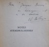 Notes stendhaliennes par Charles Bellanger - Suivies du H.B. de Mérimée.. [STENDHAL] - BELLANGER (Charles) - MERIMEE (Prosper).