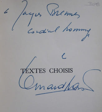 Textes choisis de Bernard Grasset classés et commentés par Henri Massis.. GRASSET (Bernard) - MASSIS (Henri).