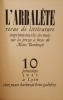 L'Arbalète N°10 - Printemps 1945 - Revue de littérature imprimée tous les six mois sur la presse à bras de Marc Barbezat.. [L'Arbalète - BARBEZAT ...