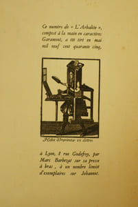 L'Arbalète N°10 - Printemps 1945 - Revue de littérature imprimée tous les six mois sur la presse à bras de Marc Barbezat.