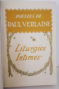 Poésies de Paul Verlaine. Liturgies intimes. Illustrations de G. Assire.