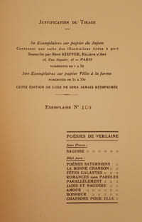 Poésies de Paul Verlaine. Liturgies intimes. Illustrations de G. Assire.