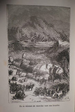 Le Gulliver de la Jeunesse. Voyages de Gulliver dans l'Ile de Lilliput à Brobdingnac, Pays des Géant, à Laputa, etc.. [MARIE (Adrien)] - SWIFT ...