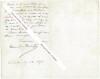 Très belle lettre autographe signée d'Edouard DUBUFE, peintre français à Emile Augier.. Edouard Louis DUBUFE (1819-1883) - Peintre français.
