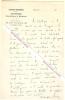Lettre autographe signée d'Adolphe Brisson, Ecrivain et critique dramatique français.. Adolphe BRISSON (1860-1925) - Ecrivain et critique dramatique ...