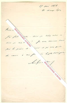Lettre autographe signée d'Emile de Girardin, Journaliste et homme politique français.. Emile de GIRARDIN (1806-1881) - Journaliste et homme politique ...