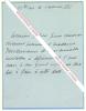 Lettre autographe d'un secrétaire de Julien Green, Ecrivain américain de langue française.. Julien GREEN (1900-1998) - Ecrivain américain de langue ...