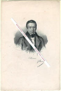 Lettre autographe signée de Abel-François VILLEMAIN, Homme politique, critique littéraire, Secrétaire Perpétuel de l'Académie Française.