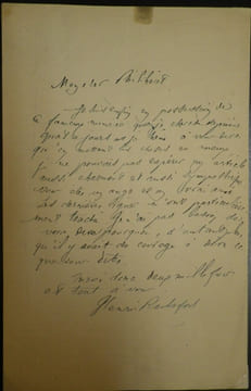 Lettre autographe signée d'Henri ROCHEFORT (1831-1913).. Henri ROCHEFORT, Victor Henri de Rochefort-Luçay (1831-1913).