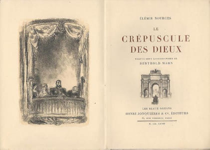Le Crépuscule des Dieux. Trente-sept lithographies de Berthold Mahn.