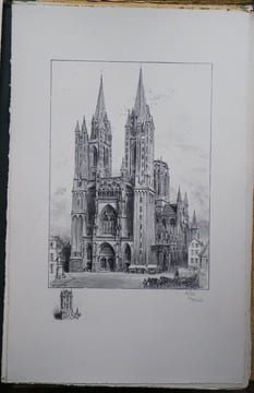 La Cathédrale de Coutances (Manche). . ROBIDA (Albert).