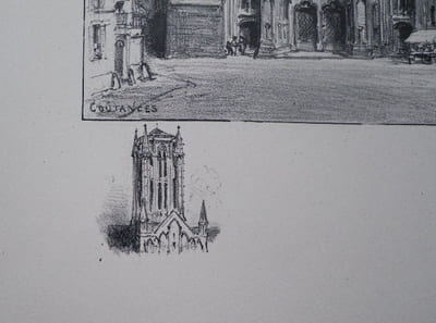 La Cathédrale de Coutances (Manche).