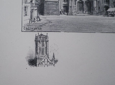 La Cathédrale de Coutances (Manche). . ROBIDA (Albert).