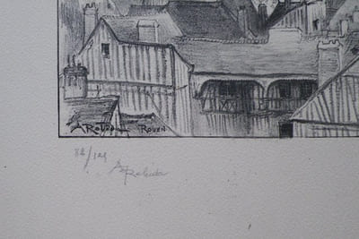 La Cathédrale de Rouen (Seine-Maritime, anciennement Seine-Inférieure).