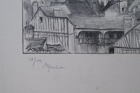 La Cathédrale de Rouen (Seine-Maritime, anciennement Seine-Inférieure). . ROBIDA (Albert).