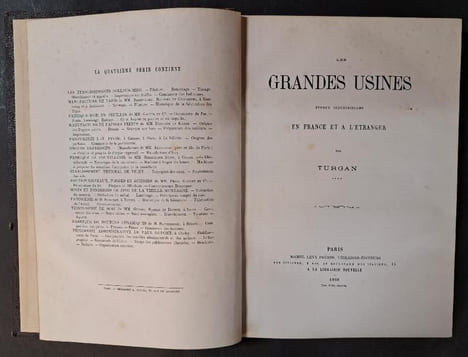 Les grandes usines : études industrielles en France et à l’étranger [les 4  premiers volumes]. [Indutrie ; Usine ; Histoire industrielle ; Technique] ...