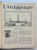 L’Architecture Volume XLI 1928 [Année complète 12 numéros]. [Revue L’Architecture Volume XLI 1928]