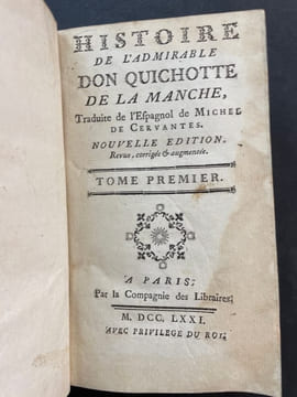 Histoire de l’admirable Don Quichotte de la Manche, traduite de l’Espagnol de Michel de Cervantes. Nouvelle édition, revue, corrigée & augmentée ...