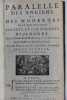 Parall&egrave;le des anciens et des modernes. PERRAULT Charles