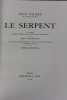 Le Serpent. Illustrations de Jean Marchand et Sonia Lewitska. VALÉRY Paul - MARCHAND Jean