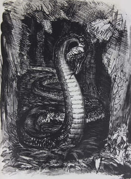 Le Serpent. Illustrations de Jean Marchand et Sonia Lewitska. VALÉRY Paul - MARCHAND Jean