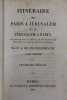 Itinéraire de Paris à Jérusalem. CHATEAUBRIAND François René de 