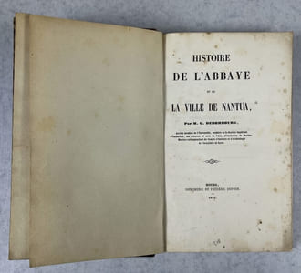 Histoire de l'abbaye et de la ville de Nantua, par M. G. Debombourg,...