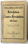 Révolution et contre-révolution en Allemagne / Karl Marx. traduit par J. Molitor... par MARX, Karl