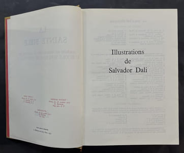 La Bible de Jérusalem. La Sainte Bible traduite en français sous la direction de l’école biblique de Jérusalem [illustrations de Salvador Dali]