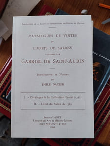 Catalogues de ventes et livrets de salons illustrés par Gabriel de Saint-Aubin
