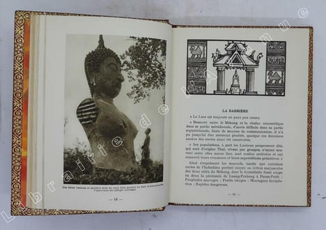 Le Laos. Dieux. Bonzes et Montagnes, par Jean-Renaud. Documentation de Pierre Deloncle. Couverture en couleurs de Ch. Fouqueray. [Laos ; Indochine ...