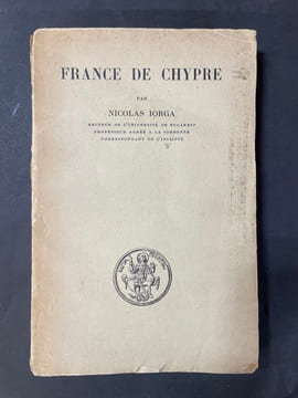 France de chypre. Iorga, Nicolas
