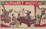 Alphabet Musical à colorier. / Moro-Zurfluh, Auguste. [Album à colorier] MORO-ZURFLUH, Auguste