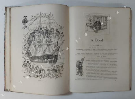 La Frégate "l'Incomprise" : voyage autour du monde, à la plume. / par Sahib ; [texte par P. Gourdon]. SAHIB (pseudonyme de Louis Ernest Lesage)