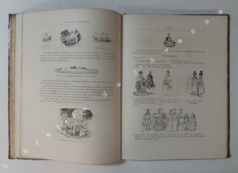 La Frégate "l'Incomprise" : voyage autour du monde, à la plume. / par Sahib ; [texte par P. Gourdon]. SAHIB (pseudonyme de Louis Ernest Lesage)