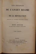 Les Finances de l'ancien régime et de la Révolution, origines du système financier actuel [2volumes] par STOURM, René - Image 2