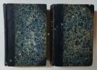 Impressions, pensées et paysages pendant un voyage en Orient (1832-1833), ou notes d’un voyageur. / par A. de Lamartine [2 volumes]. LAMARTINE, ...