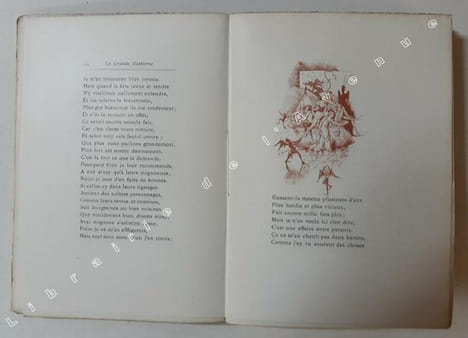 La Grande Diablerie, poème du XVe siècle. Illustrations de Gustave Fraipont. AMERVAL, éloy d’ ; FRAIPONT, Gustave, ill.