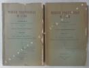 Médecine traditionnelle de l’Inde : conférences faites à l’école de médecine de Pondichéry 1932-1934 [2 volumes]. / par le docteur Paramananda ...