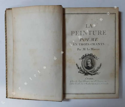 La Peinture, poème en trois chants. LE MIERRE, Antoine-Marin