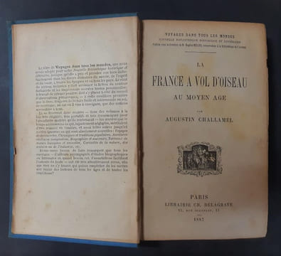 La France à vol d’oiseau au Moyen-Âge. CHALLAMEL, Augustin