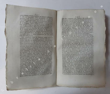 Histoire du clergé pendant la Révolution française. / par M. l’Abbé Barruel. Nouvelle édition, revue & corrigée. BARRUEL, Augustin