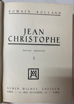 Jean-Christophe. Édition définitive. Rolland Romain