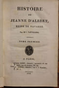 Histoire de Jeanne d’Albret, reine de Navarre [3 volumes] par VAUVILLIERS, Mlle - Image 2