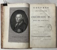 Oeuvres posthumes de Frédéric II, roi de Prusse [15 volumes]. 2e édition originale. FRéDéRIC II (roi de Prusse)