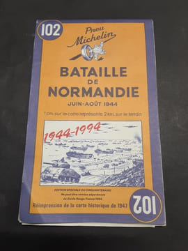 Carte Michelin 102 Bataille de Normandie. . undefined
