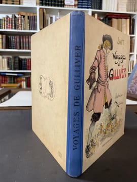 Voyages de Gulliver. Illustrations de A. Robida. édition pour la jeunesse précédée d’une introduction par M. L. Tarsot. SWIFT Jonathan ; ROBIDA Albert