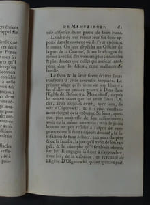 Les Caprices de la fortune, ou Histoire du Prince Mentzikoff, favori du czar Pierre Ier avec un précis historique des révolutions arrivées en Russie jusqu'à nos jours, le tout pour servir de suite aux Anecdotes du Nord. On y a joint une tragédie russe, Mentzikoff, tragédie, en vers et en 3 actes, traduit du russe par M*** [J. H. Marchand] et N*** [P. J. B. Nougaret] -  L'Ingénu, histoire véritable tirée des manuscrits du Père Quesnel... - L’Abailard supposé, ou le Sentiment à l’épreuve... [4 ouvrages en 1 volume]